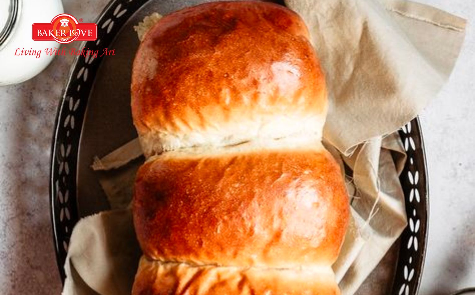 Hokkaido Milk Cream Bun Chuyên Đề BakerLove.vn