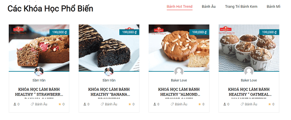 Làm bánh online