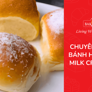 Khóa học làm bánh hokkaido milk cream bun