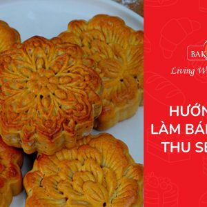Khoá học làm bánh trung thu sen hồng