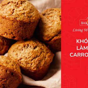 Khóa học làm bánh carrot muffin