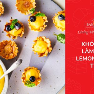 Khóa học làm bánh lemon cheese tart